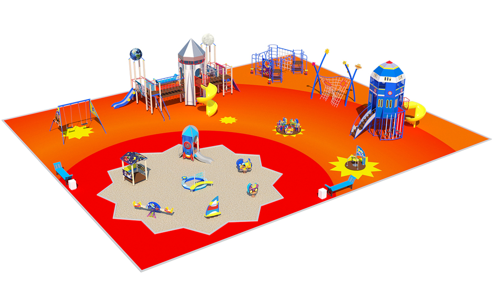 Детские площадки в стиле "Космос"
