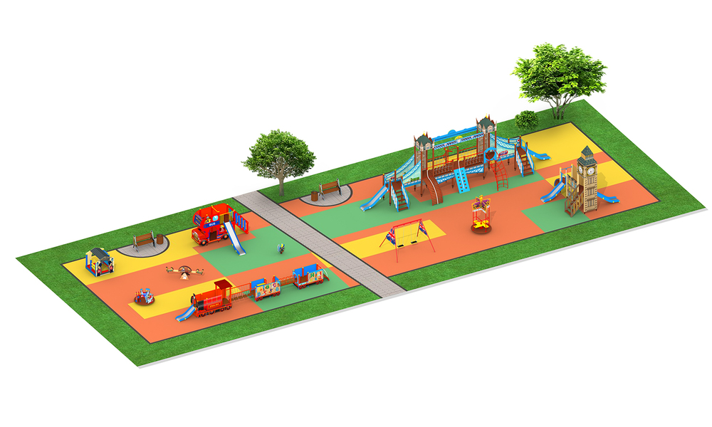 Детские площадки в стиле "Лондон"
