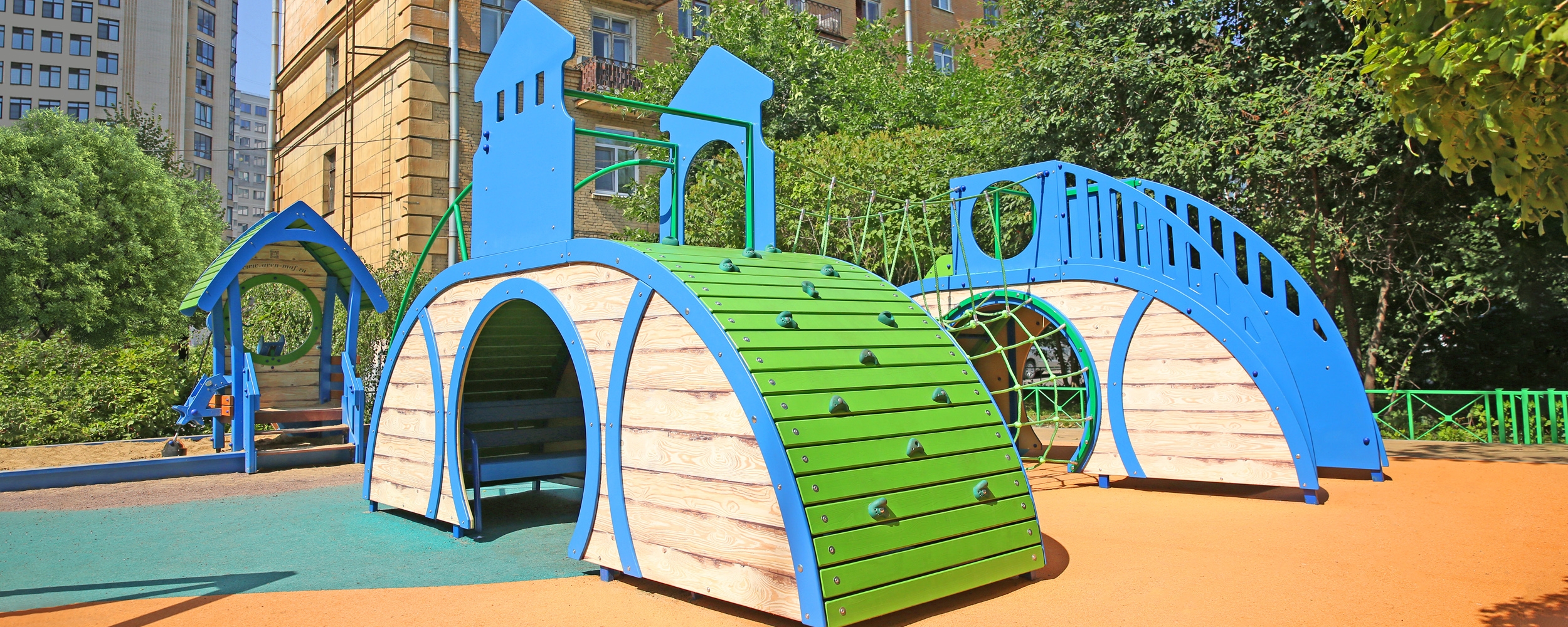 Детские площадки в стиле "Хоббиты"