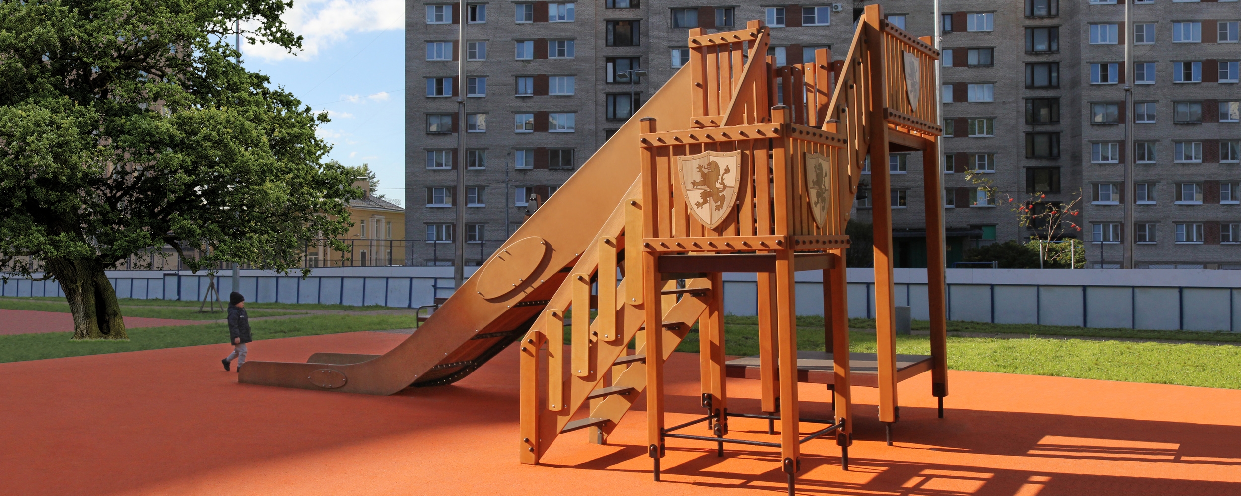 Детские площадки в стиле "Форт"