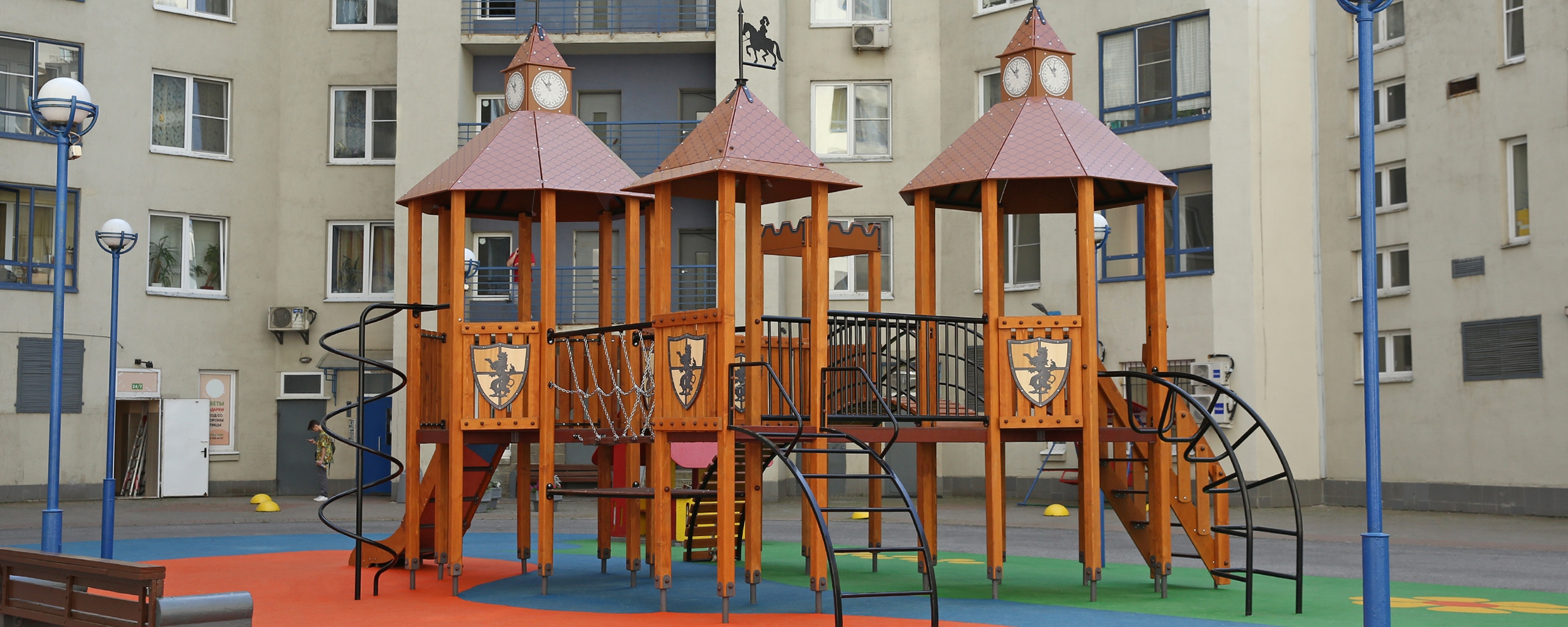 Детские площадки в стиле "Форт"