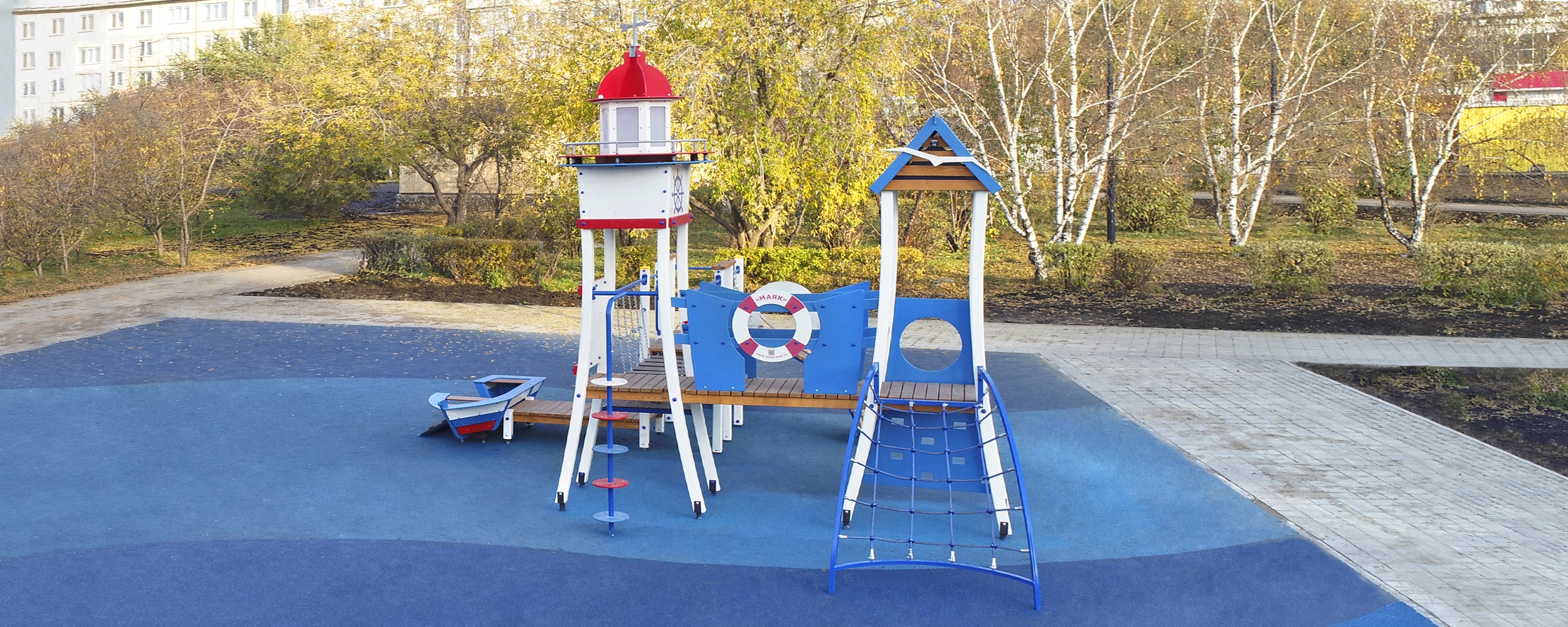 Детские площадки в стиле "Алые паруса"