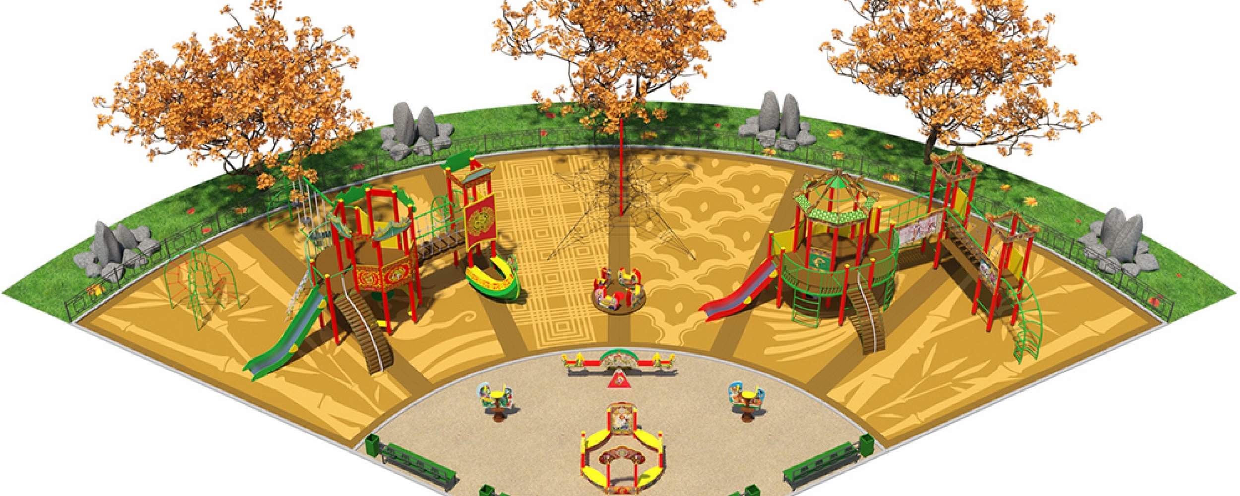 Детские площадки в стиле "Китай"