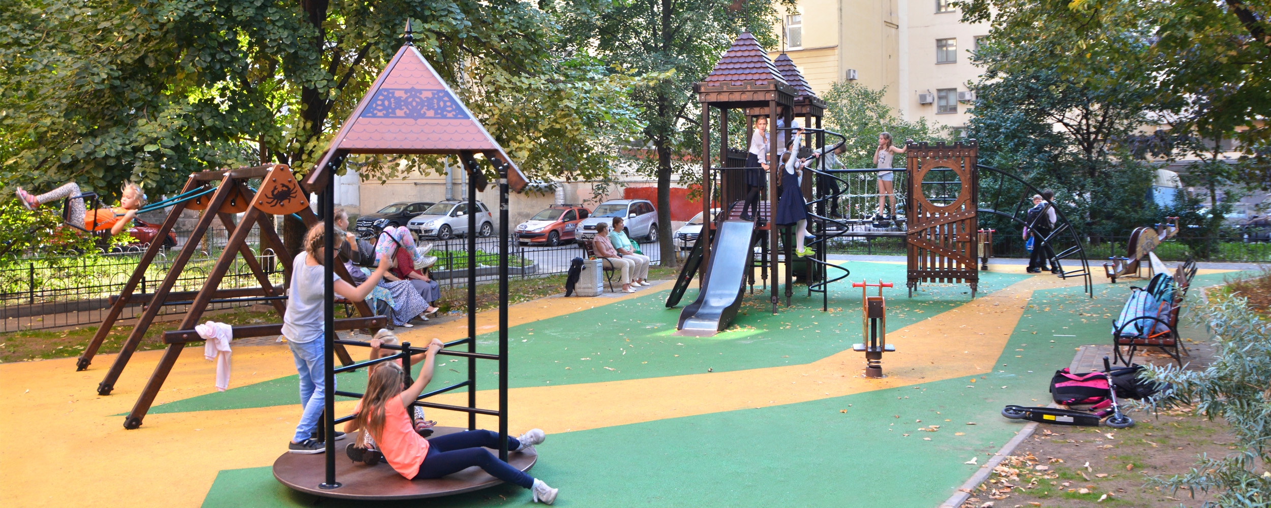 Детские площадки в стиле "Средневековье"