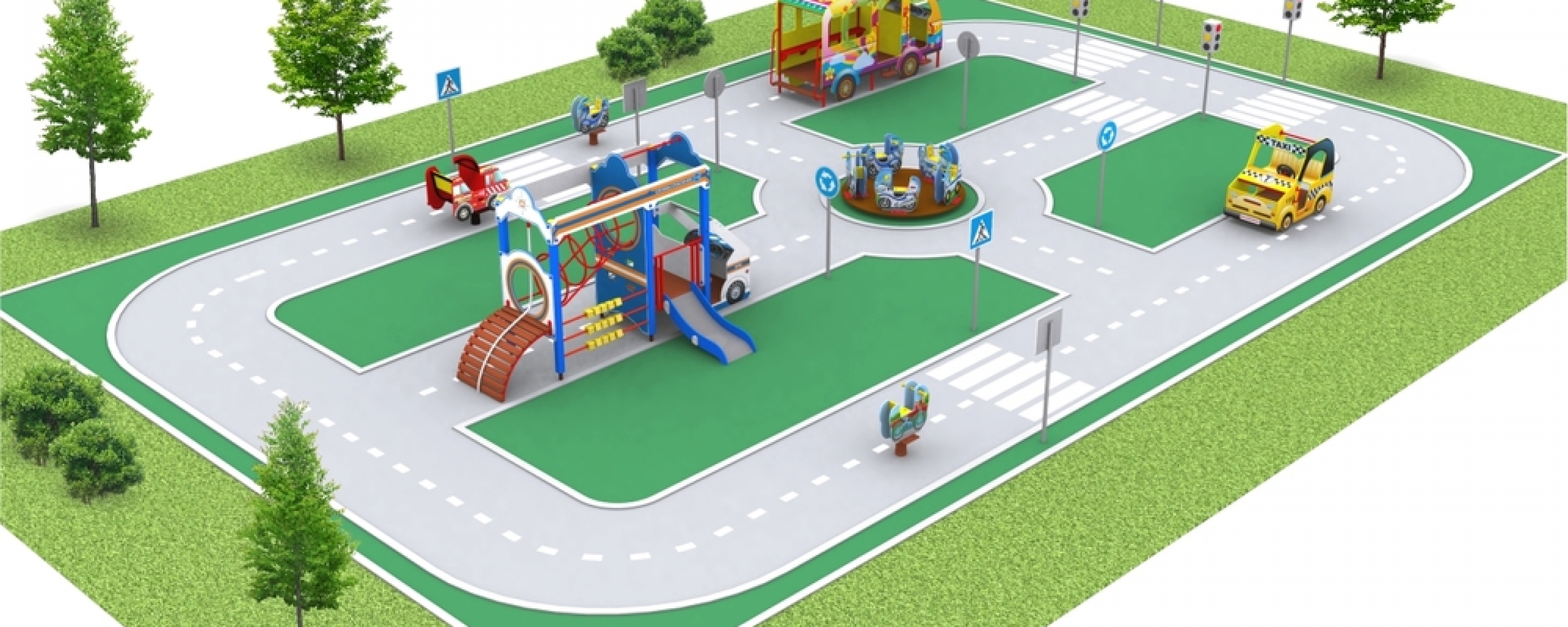 Детские площадки в стиле "МЧС"