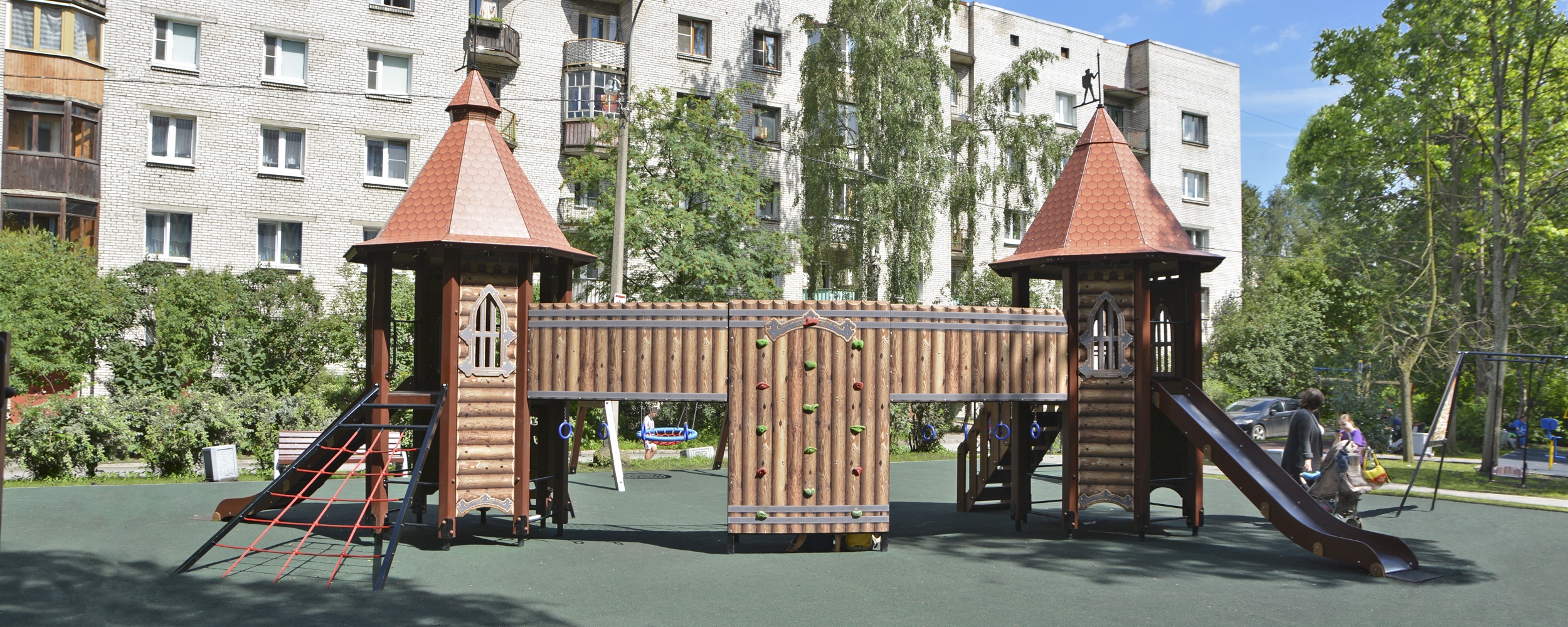 Детские площадки в стиле "Крепость"