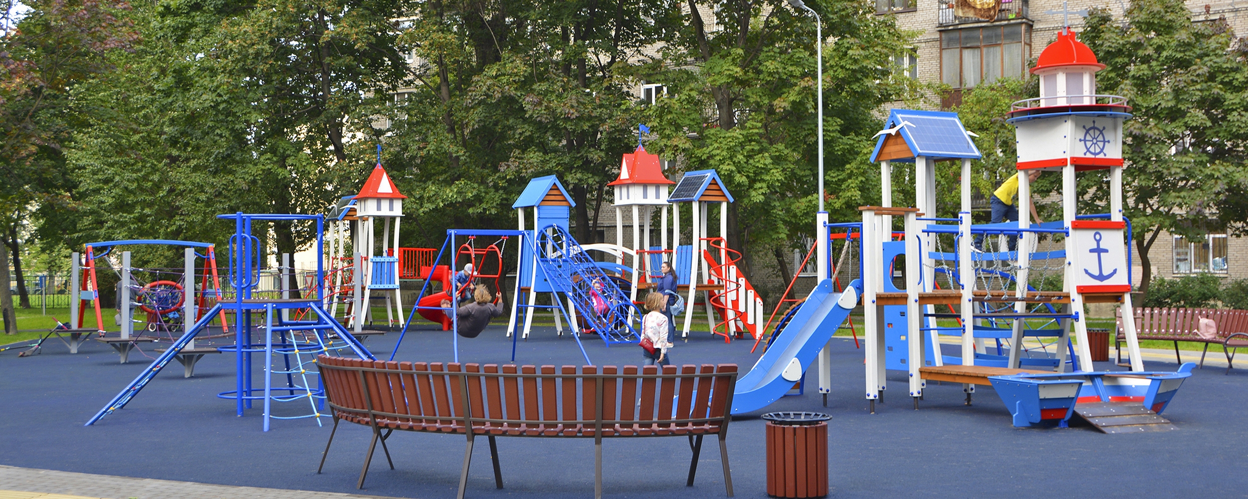 Детские площадки в стиле "Алые паруса"