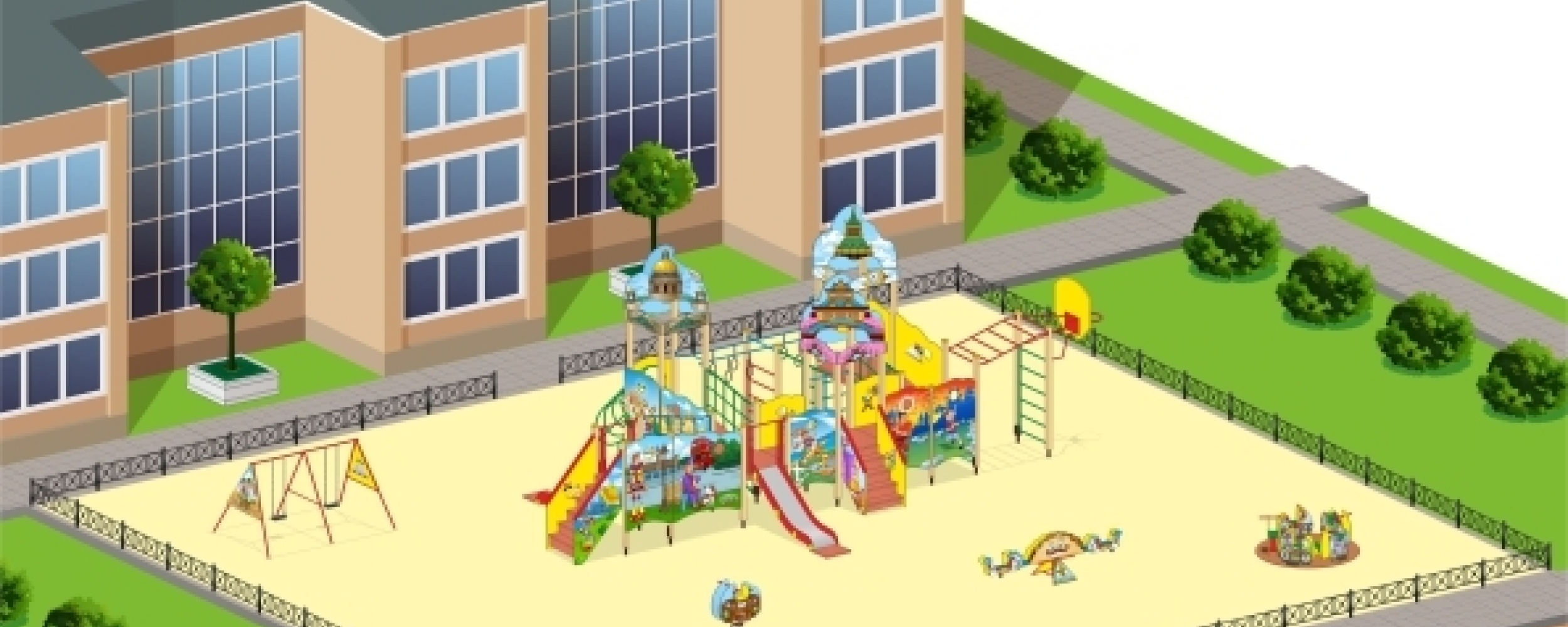 Детские площадки в стиле "Вокруг Света"