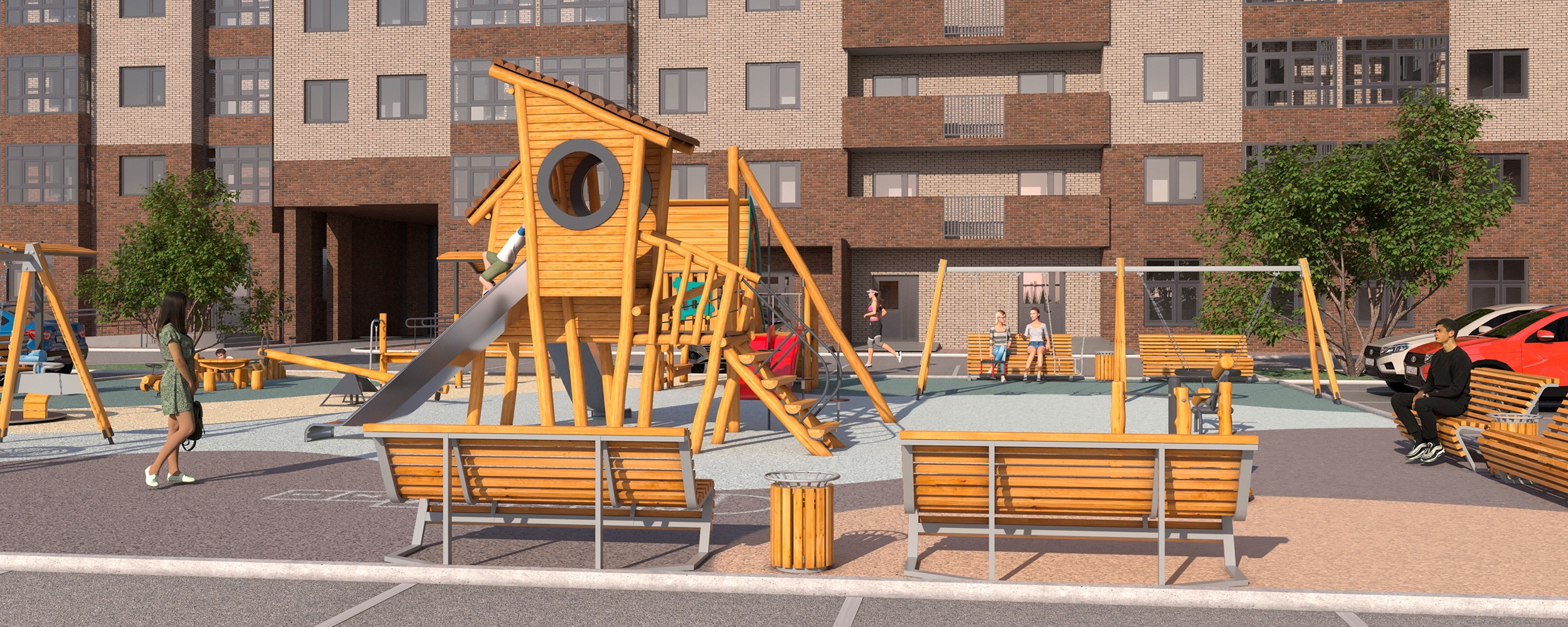 Детские площадки в стиле "ЭКО"