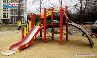 Детские площадки Авен установлены в Севастополе