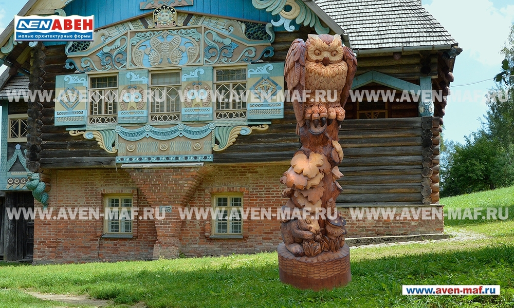 Деревянная фигура "Сова 2"