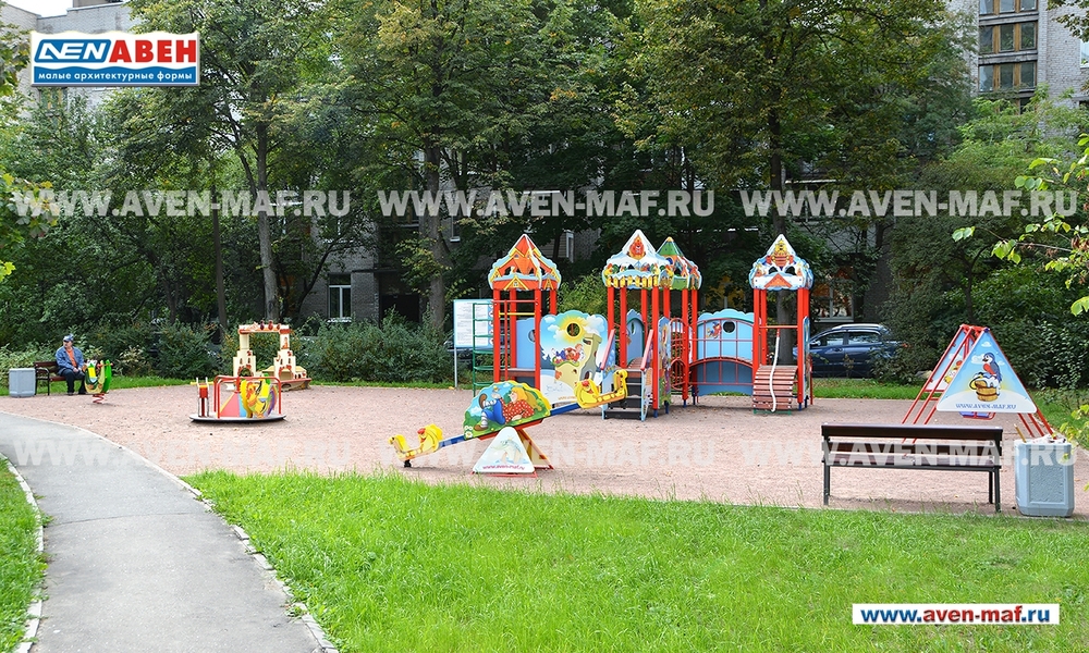 В Челябинске открылась после ремонта «сказочная» детская площадка