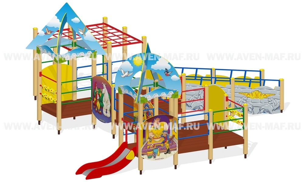 Игровой комплекс для детей с ограниченными возможностями Г-402 "Мюнхгаузен"