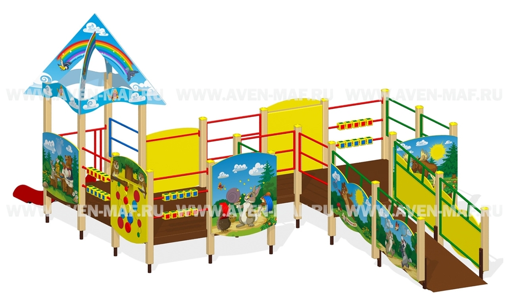 Игровой комплекс для детей с ограниченными возможностями Г-403 "Сказка"