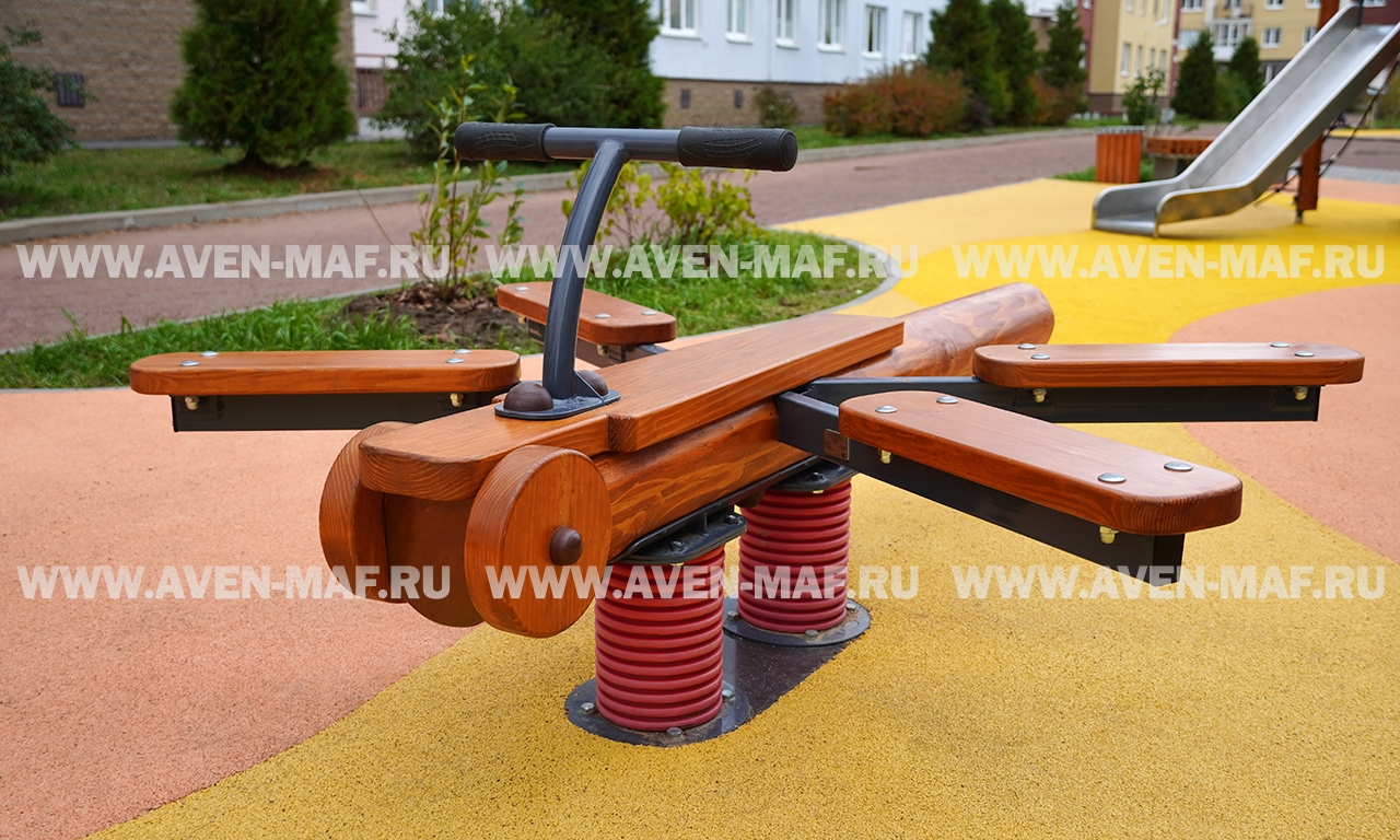 Качалка на пружинах ЭКО К-1150 Стрекоза — купить в компании Авен для детской  площадки или дачи