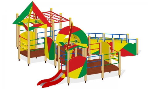 Игровой комплекс для детей с ограниченными возможностями Г-402 "Сити C"