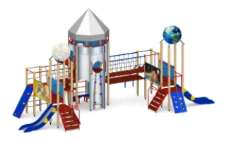 Детские площадки серии Космос от компании Авен