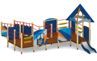 Игровой комплекс для детей с ограниченными возможностями Г-403 "Сити H"