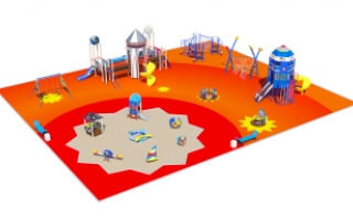 Детские площадки в стиле "Космос"