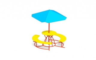 Детский столик с зонтиком З-5